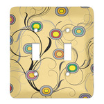 Ovals & Swirls Light Switch Cover (2 Toggle Plate)