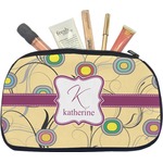 Ovals & Swirls Makeup / Cosmetic Bag - Medium (Personalized)