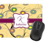 Ovals & Swirls Rectangular Mouse Pad (Personalized)