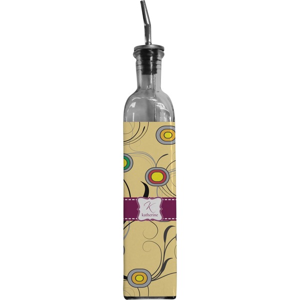 Custom Ovals & Swirls Oil Dispenser Bottle (Personalized)