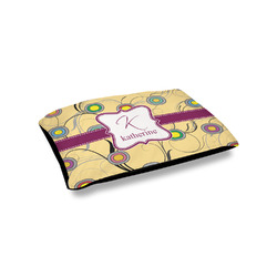 Ovals & Swirls Outdoor Dog Bed - Small (Personalized)