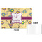 Ovals & Swirls Disposable Paper Placemat - Front & Back