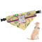 Ovals & Swirls Pet Bandana w/ Dog