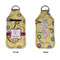 Ovals & Swirls Sanitizer Holder Keychain - Large APPROVAL (Flat)