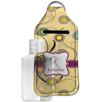 Ovals & Swirls Hand Sanitizer & Keychain Holder - Large (Personalized)