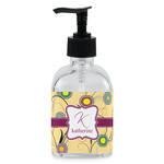 Ovals & Swirls Glass Soap & Lotion Bottle - Single Bottle (Personalized)