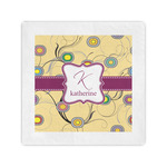 Ovals & Swirls Cocktail Napkins (Personalized)