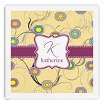 Ovals & Swirls Paper Dinner Napkins (Personalized)