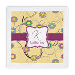 Ovals & Swirls Standard Decorative Napkins (Personalized)