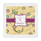 Ovals & Swirls Standard Decorative Napkins (Personalized)