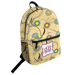 Ovals & Swirls Student Backpack (Personalized)
