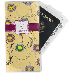 Ovals & Swirls Travel Document Holder