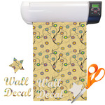 Ovals & Swirls Vinyl Sheet (Re-position-able)