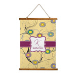 Ovals & Swirls Wall Hanging Tapestry - Tall (Personalized)