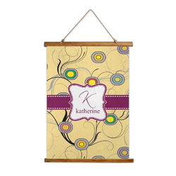 Ovals & Swirls Wall Hanging Tapestry (Personalized)