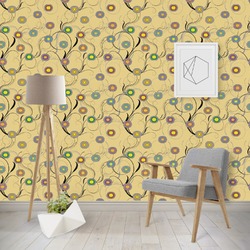Ovals & Swirls Wallpaper & Surface Covering
