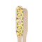 Ovals & Swirls Wooden Food Pick - Paddle - Single Sided - Front & Back