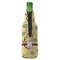 Ovals & Swirls Zipper Bottle Cooler - BACK (bottle)