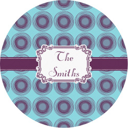 Concentric Circles Multipurpose Round Labels - 1" (Personalized)