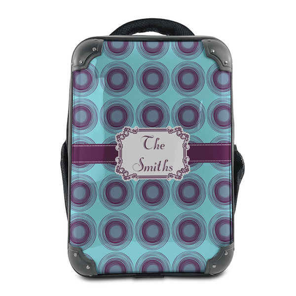 Custom Concentric Circles 15" Hard Shell Backpack (Personalized)