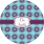 Concentric Circles Multipurpose Round Labels - 2" (Personalized)