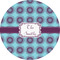 Concentric Circles 2" Multipurpose Round Labels - Single Sticker