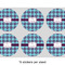 Concentric Circles 3" Multipurpose Round Labels - Sheet