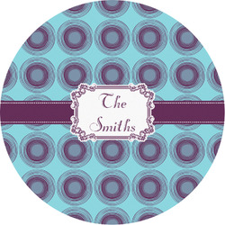 Concentric Circles Multipurpose Round Labels - 3" (Personalized)