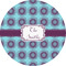 Concentric Circles 3" Multipurpose Round Labels - Single Sticker