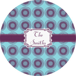 Concentric Circles Multipurpose Round Labels - 5" (Personalized)