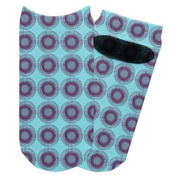 Concentric Circles Adult Ankle Socks