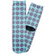 Concentric Circles Adult Crew Socks - Single Pair - Front and Back