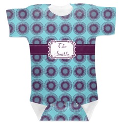 Concentric Circles Baby Bodysuit 0-3 (Personalized)