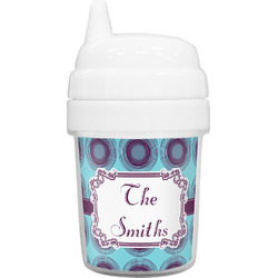 Concentric Circles Baby Sippy Cup (Personalized)