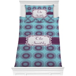 Concentric Circles Comforter Set - Twin XL (Personalized)