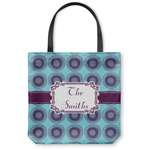 Concentric Circles Canvas Tote Bag (Personalized)