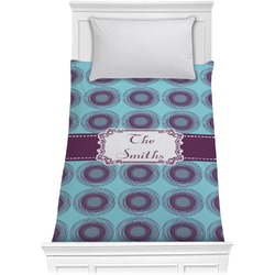 Concentric Circles Comforter - Twin (Personalized)
