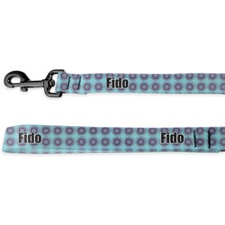 Concentric Circles Deluxe Dog Leash - 4 ft (Personalized)