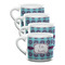 Concentric Circles Double Shot Espresso Mugs - Set of 4 Front