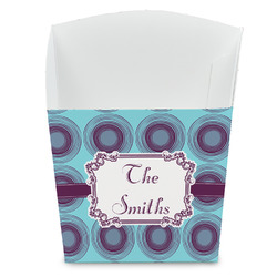 Concentric Circles French Fry Favor Boxes (Personalized)