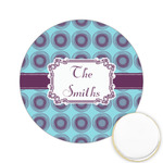 Concentric Circles Printed Cookie Topper - 2.15" (Personalized)