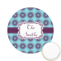 Concentric Circles Printed Cookie Topper - 2.15" (Personalized)