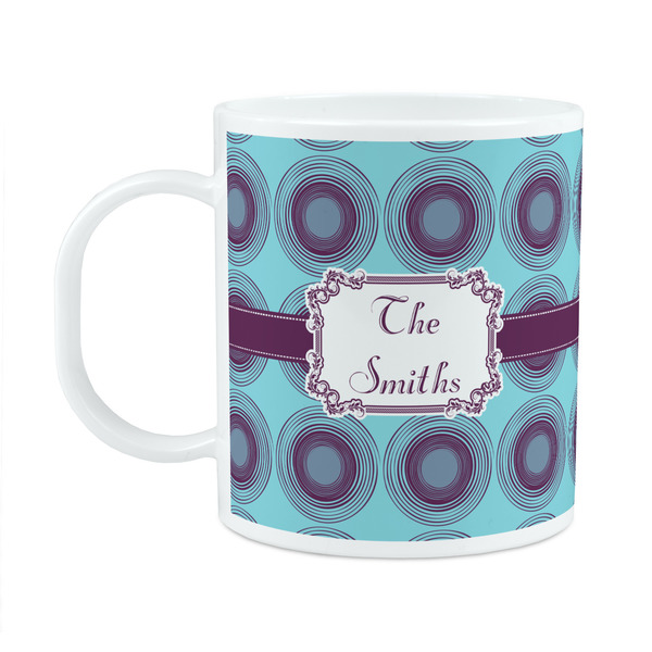 Custom Concentric Circles Plastic Kids Mug (Personalized)