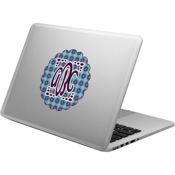 Custom Concentric Circles Laptop Decal (Personalized)