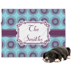 Concentric Circles Dog Blanket - Regular (Personalized)