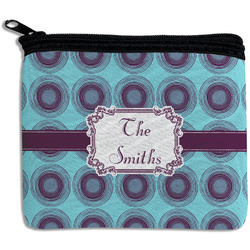 Concentric Circles Rectangular Coin Purse (Personalized)