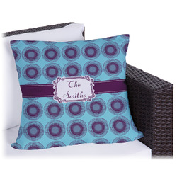 Concentric Circles Outdoor Pillow - 16" (Personalized)