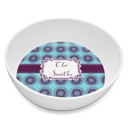 Concentric Circles Melamine Bowl - 8 oz (Personalized)