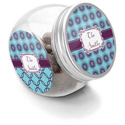 Concentric Circles Puppy Treat Jar (Personalized)