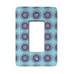 Concentric Circles Rocker Style Light Switch Cover